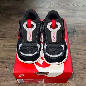 Nike Kids Sneakers - Black, Red, and White